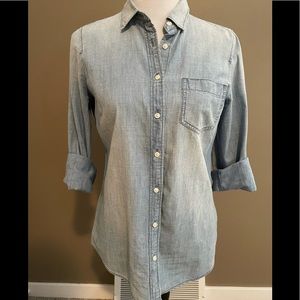 J. Crew Chambray Shirt, Small